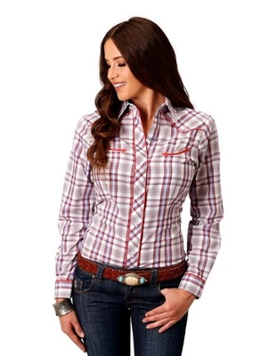 Camisa Roper Western para mujer L/S Snap L multicolor 01-050-0086-4028 MU Foto 1 de 2