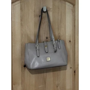 Dooney & Bourke Saffiano Miller Shopper Beuteltasche Tasche in Auster EUC - Bild 1 von 9
