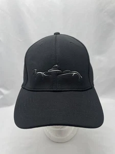 ACURA MOTORSPORTS STRETCH FIT HAT BLACK WITH WHITE F1 Car Silhouette - Picture 1 of 7