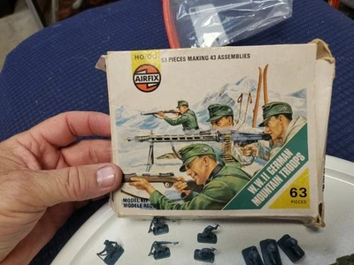 AIRFIX - Tropas de Montaña Alemanas Segunda Guerra Mundial No. Escala 1752 H0-00 Foto 1 de 4