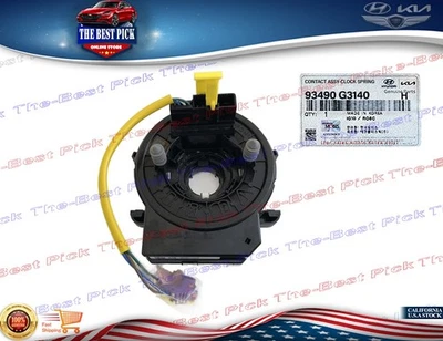 Clock Spring Without Heated ⭐OEM⭐ 2019-24 Forte 2018-2022 Kona Accent Elantra GT - Image 1 of 4