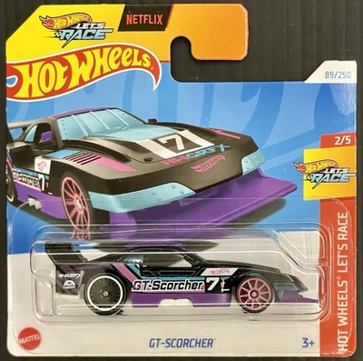 HOT WHEELS 2024 - GT-SCORCHER - #89/250 - PUPRLE - NETFLIX HW LET'S RACE - CORTO Foto 1 de 2