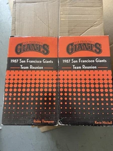 SF Giants Kevin Mitchell/Thompson 1987 Team Reunion Bobblehead SGA 29/07 - Foto 1 di 4