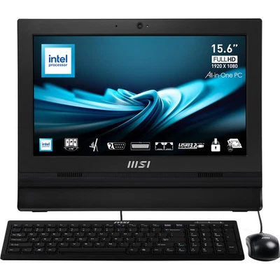 MSI PRO AP162T ADL-018XDE All-in-One-PC 40 cm (15,6") Schwarz - Bild 1 von 4