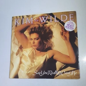 Vintage Kim Wilde "Sag, du willst mich wirklich" 12" Vinyl limitierte Auflage Video Poster - Bild 1 von 12