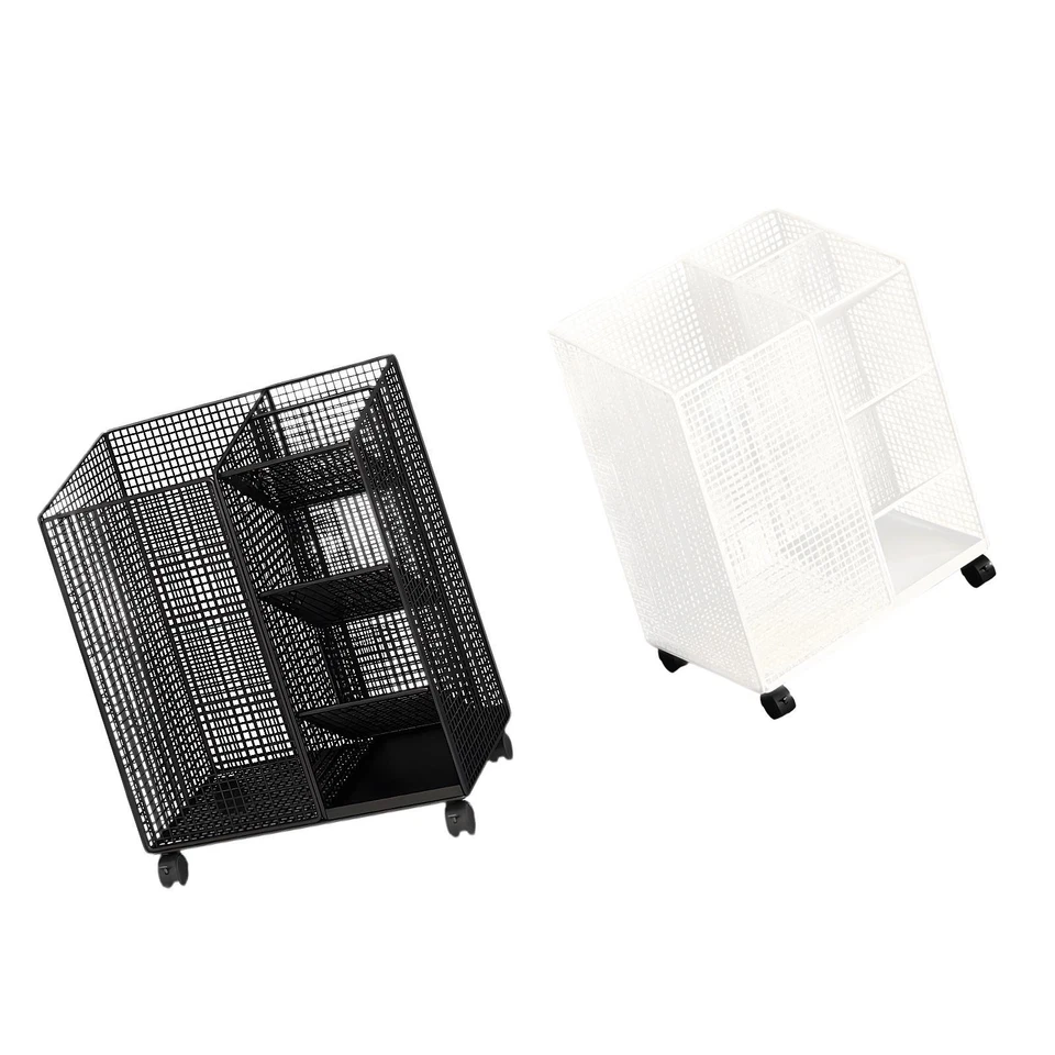 Organizer Home Gym Storage Rack with Caster Wheels Vertical Convenient  Mat - Image 1 of 1