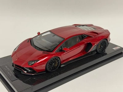1/18 MR Collection Lamborghini Aventador Coupe Rosso Effesto LAMBO050C BO048 - Imagen 1 de 4