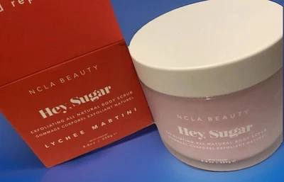 NCLA BEAUTY HEY SUGAR EXFOLIATING BODY SCRUB 🍸LYCHEE MARTINI Skincare FREESHIP - Image 1 of 4