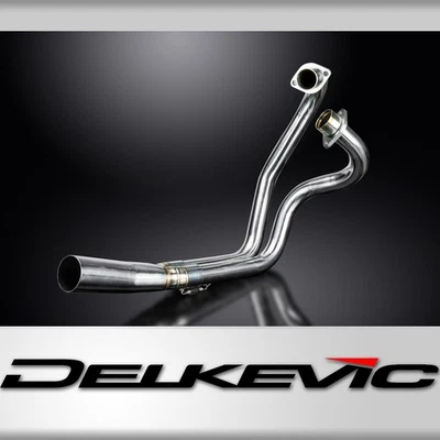 YAMAHA XS650 B/SE 74-85 STAINLESS STEEL 2-1 EXHAUST DOWNPIPES NOT OEM COMPATIBLE - Image 1 of 4