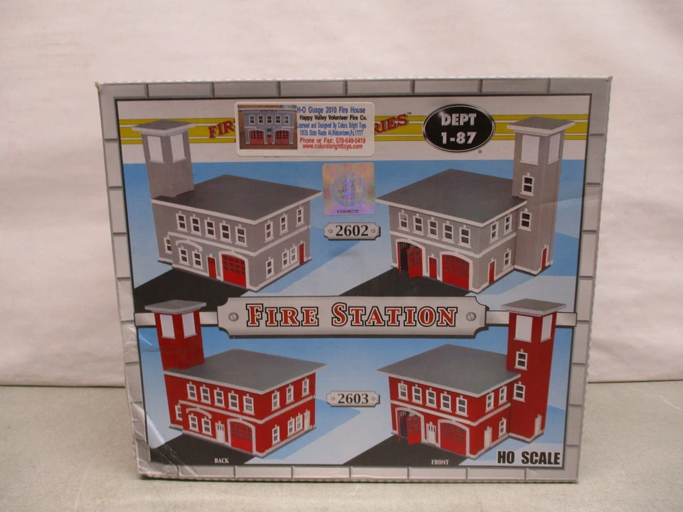 Boley Fire Station HO Scale 2602 Grey - Image 1 of 4