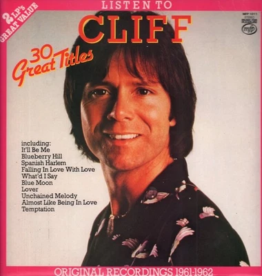 Cliff Richard Écoutez Cliff Double LP Vinyle UK MFP En Pochette Gatefold MFP1011 - Photo 1/3