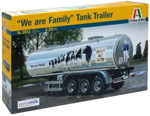 ITALERI - 3-axle dairy trailer We Are The Family model to assemble and paint ... - Picture 1 of 8