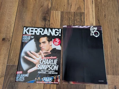 Kerrang! 1597 Charlie Simpson, Twenty One Pilots Mega Poster, 5SOS Posters - Image 1 of 4