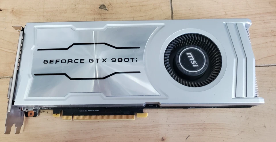 MSI GTX 980TI Video Card 6GB DDR5 Fully Tested - Image 1 of 4