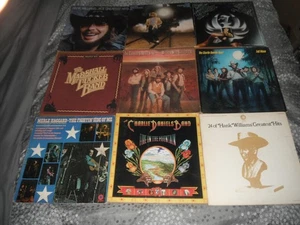 9 record album covers only no vinyl country charlie daniels hank williams merle - Picture 1 of 6