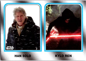 2017 Topps Star Wars Reise Letzte Jedi Familienvermächtnis #3 Han Solo & Kylo Ren - Bild 1 von 2