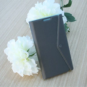FENICE CLUTCH Samsung Galaxy S4 Premium Italian PU Leather Case - Grey - Picture 1 of 4