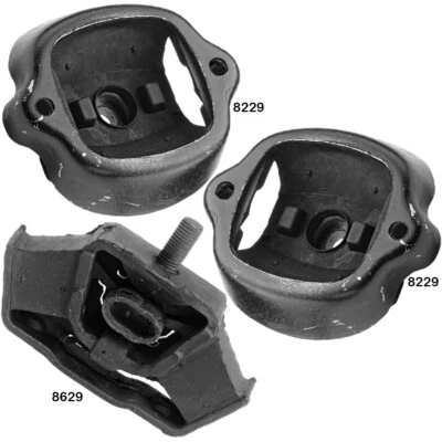 前 LH/前右手发动机和后变速器安装 3 件套适用于梅赛德斯-奔驰 230 2.3L — 第 1/3 张图片