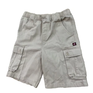 AIRWALK Cargo Shorts Youth L Large Khaki Tan Y2k Drawstring Skate SlimCargo 26x8 - Picture 1 of 15