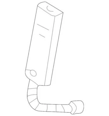 Genuine Ford 2000 Excursion Seat Belt Buckle Front Driver Side F81Z-2561203-CCE - Image 1 of 2