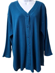 Vintage Victoria Secret Thermal Nightie M Night Shirt Gown Pajama Country 90s - Picture 1 of 8