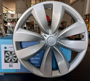 Set 4 Copricerchi Coppe Ruota Borchie Citroen C3 dal 2010 r 15 (495 r 15) - Foto 1 di 8