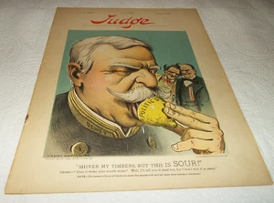 VERY RARE JUDGE MAGAZINE MAY 19th. 1900, BUFFALO BILLS WILD WEST SHOW READ!!! - Picture 1 of 19