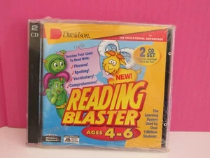 Davidson Learning CD-ROM Game Reading BLASTER Ages 4-6 Brand NEW Factory Sealed - Picture 1 of 2