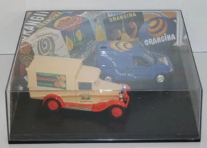 SOLIDO 1/43 SCALE 2 PIECE ORANGINA SET - 1998 RENAULT VAN & 1930 CITROEN C4F - Imagen 1 de 2