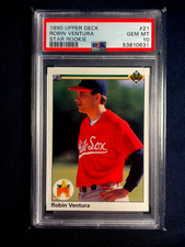 1990 Upper Deck #21 Robin Ventura HOF Rookie Card Star Rookie PSA 10 GEM MINT