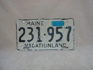 Vintage 1955 Maine ME Antique License Plate Tag No. 231-957 Vacationland - Picture 1 of 3