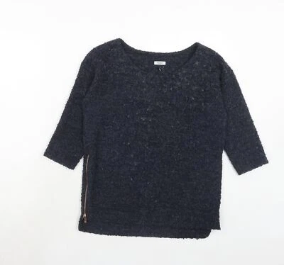 NEXT Womens Blue Boat Neck Polyester Blend Jumper Size 6 - Image 1 of 4