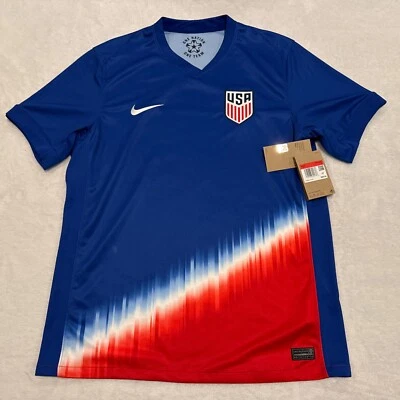 Camiseta de fútbol azul visitante Nike 2024 para hombre Estados Unidos grande L US USMNT EE. UU. Foto 1 de 4