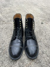 Viberg Shell Black Brouge Boot 9 42977 Last