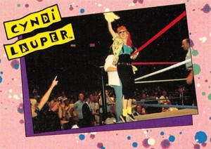 1985 Topps Cyndi Lauper #1 Cyndi Lauper RC Rookie Card WWF Girls Just Want ✨