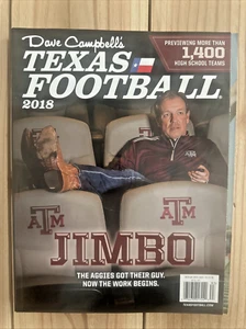 2018 Dave Campbell's Texas Football Yearbook Texas A&M cover Texas Sports HS - Picture 1 of 7
