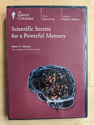 Great Courses: Scientific Secrets for a Powerful Memory (DVD, 2012) Like New - Image 1 of 4