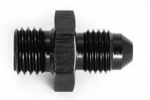Gewindeadapter M12x1,0 zu Dash 4 / -4 AN / JIC 4 Schwarz eloxiert 7/16 - 20UNF - Picture 1 of 3