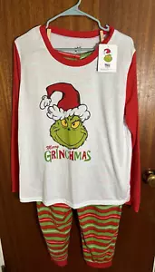 Jammies For Your Families How The Grinch Christmas Pajama Set Women's Size L NEW - Picture 1 of 6