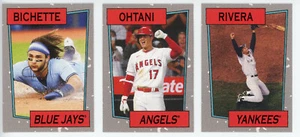2021 Topps Throwback Thursday Set 36 Bichette Ohtani Rivera 106 107 108 #TBT - Picture 1 of 7