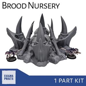 Brood Nursery - Terreno stampato in 3D in tirannide 28 mm per Wargaming da tavolo - Foto 1 di 7