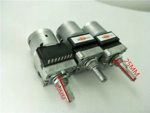 Potenciómetro de doble motor eje de 20 mm 1 pieza A50k Japón ALPS RK16812MG04YA - Imagen 1 de 5