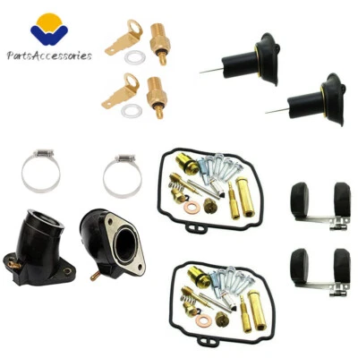 For 98-2016 Yamaha V Star 650 XVS650 2X Carburetor Rebuild Kit & Intake Manifold - Image 1 of 4