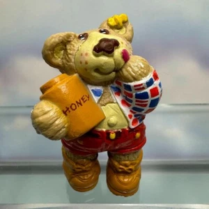 Vintage 1986 Furskin Bear PVC Figure Eating Honey OAA - Picture 1 of 3