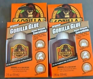 (2) PACK - Original Gorilla 50002 Glue 2oz All-Purpose Adhesive Brown Glue - Picture 1 of 4