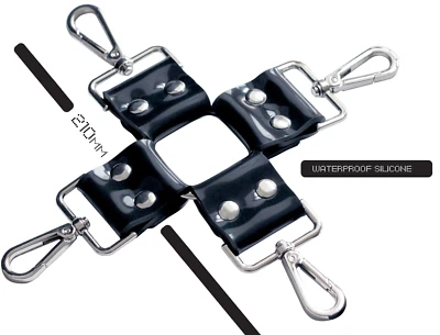 Bondage HogTie Silicona Conector 4 Vías BDSM Kit Juguete para Adultos Sexo Erótico Foto 1 de 3