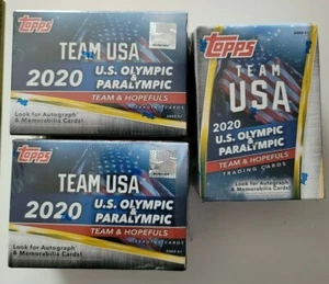 2020 TOPPS Team USA Olympic and Paralympic Blaster Box Factory Sealed FAST SHIP - Picture 1 of 7