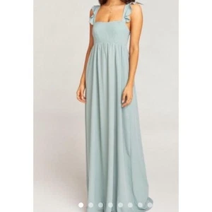 Show Me your Mumu June Maxi dress size S Silver SageBridesmaid,wedding guest - Picture 1 of 7