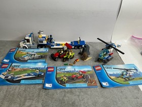 Lego City Helicopter Transporter 60049 PRE-BUILT