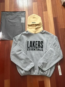 Los Angeles Lakers Fear of God grau NBA x ESSENTIALS Pullover Hoodie SM S SMALL - Bild 1 von 1